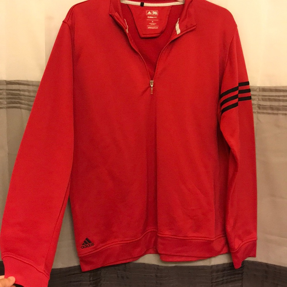 Red Adidas Pullover